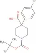 4-(4-Bromophenyl)-1-(tert-butoxycarbonyl)piperidine-4-carboxylic acid