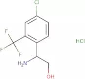2-Amino-2-[4-chloro-2-(trifluoromethyl)phenyl]ethan-1-ol hydrochloride