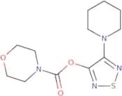 4-(Piperidin-1-yl)-1,2,5-thiadiazol-3-yl morpholine-4-carboxylate