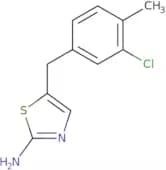 5-[(3-Chloro-4-methylphenyl)methyl]-1,3-thiazol-2-amine