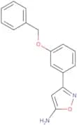 3-[3-(Benzyloxy)phenyl]-1,2-oxazol-5-amine