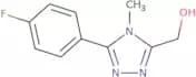 [5-(4-Fluorophenyl)-4-methyl-4H-1,2,4-triazol-3-yl]methanol