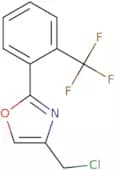 4-(Chloromethyl)-2-[2-(trifluoromethyl)phenyl]-1,3-oxazole