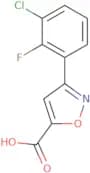 3-(3-Chloro-2-fluorophenyl)isoxazole-5-carboxylic acid