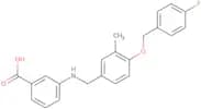 3-[[[4-[(4-Fluorophenyl)methoxy]-3-methylphenyl]methyl]amino]-benzoic acid