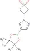 1-​(1,​1-​Dioxido-​3-​thietanyl)​-​4-​(4,​4,​5,​5-​tetramethyl-​1,​3,​2-​dioxaborolan-​2-​yl)​-1H-…
