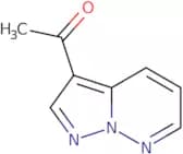 1-{Pyrazolo[1,5-b]pyridazin-3-yl}ethan-1-one