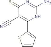 2-Amino-4-sulfanyl-6-(2-thienyl)-5-pyrimidinecarbonitrile