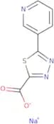Sodium 5-(pyridin-3-yl)-1,3,4-thiadiazole-2-carboxylate