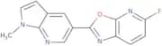5-Fluoro-2-(1-methyl-1H-pyrrolo(2,3-B)pyridin-5-yl)oxazolo(5,4-B)pyridine