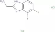 (4,5-Difluoro-1H-1,3-benzodiazol-2-yl)methanamine dihydrochloride