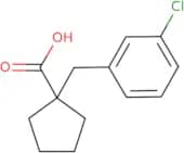 1-[(3-Chlorophenyl)methyl]cyclopentane-1-carboxylic acid