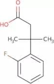 3-(2-Fluorophenyl)-3-methylbutanoic acid