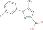 1-(3-Fluorophenyl)-5-methyl-1H-pyrazole-3-carboxylic acid