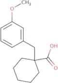 1-[(3-Methoxyphenyl)methyl]cyclohexane-1-carboxylic acid