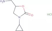 5-(Aminomethyl)-3-cyclopropyl-1,3-oxazolidin-2-one hydrochloride