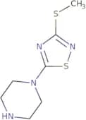 1-[3-(Methylsulfanyl)-1,2,4-thiadiazol-5-yl]piperazine