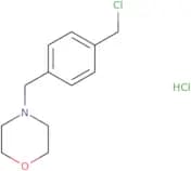 4-{[4-(Chloromethyl)phenyl]methyl}morpholine hydrochloride