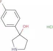 3-(4-Fluorophenyl)pyrrolidin-3-ol hydrochloride