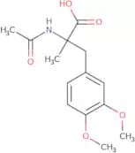 (2R)-3-(3,4-Dimethoxyphenyl)-2-acetamido-2-methylpropanoic acid