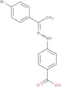 4-{2-[1-(4-Bromophenyl)ethylidene]hydrazin-1-yl}benzoic acid