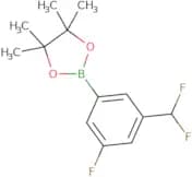 2-[3-(Difluoromethyl)-5-fluorophenyl]-4,4,5,5-tetramethyl-1,3,2-dioxaborolane
