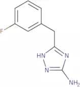 5-[(3-Fluorophenyl)methyl]-1H-1,2,4-triazol-3-amine