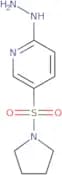 2-Hydrazinyl-5-(pyrrolidine-1-sulfonyl)pyridine