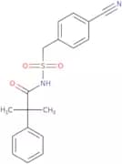 N-[(4-Cyanophenyl)methanesulfonyl]-2-methyl-2-phenylpropanamide