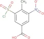 3-(Chlorosulfonyl)-4-methyl-5-nitrobenzoic acid