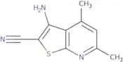 3-Amino-4,6-dimethylthieno[2,3-b]pyridine-2-carbonitrile