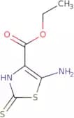 Ethyl 5-amino-2-sulfanylidene-2,3-dihydro-1,3-thiazole-4-carboxylate