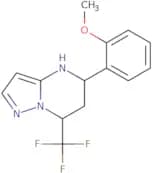 5-(2-Methoxyphenyl)-7-(trifluoromethyl)-4,5,6,7-tetrahydropyrazolo[1,5-a]pyrimidine