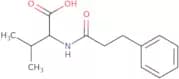 3-Methyl-2-(3-phenylpropanamido)butanoic acid