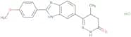 6-[2-(4-Methoxyphenyl)-1H-1,3-benzodiazol-6-yl]-5-methyl-2,3,4,5-tetrahydropyridazin-3-one hydroch…