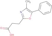 3-(4-Methyl-5-phenyl-1,3-oxazol-2-yl)propanoic acid