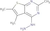 4-Hydrazino-2,5,6-trimethylthieno[2,3-d]pyrimidine