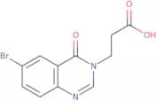 3-(6-bromo-4-oxo-3,4-dihydroquinazolin-3-yl)propanoic acid