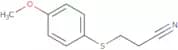 3-[(4-Methoxyphenyl)sulfanyl]propanenitrile