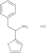 2-Phenyl-1-(thiophen-2-yl)ethan-1-amine hydrochloride