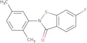 2-(2,5-Dimethylphenyl)-6-fluoro-2,3-dihydro-1,2-benzothiazol-3-one