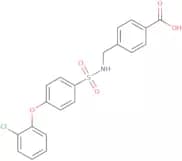 4-(((4-(2-Chlorophenoxy)phenyl)sulfonamido)methyl)benzoic Acid