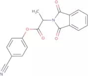 4-Cyanophenyl 2-(1,3-dioxo-2,3-dihydro-1H-isoindol-2-yl)propanoate