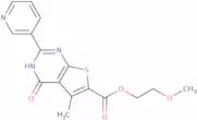 2-Methoxyethyl 5-methyl-4-oxo-2-(pyridin-3-yl)-3H,4H-thieno[2,3-d]pyrimidine-6-carboxylate