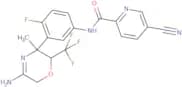 N-[3-[(2R,3R)-5-Amino-3,6-dihydro-3-methyl-2-(trifluoromethyl)-2H-1,4-oxazin-3-yl]-4-fluorophenyl]…