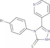 4-(4-Bromophenyl)-5-(pyridin-3-yl)-4H-1,2,4-triazole-3-thiol