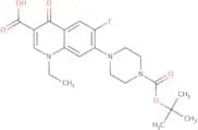 7-{4-[(tert-Butoxy)carbonyl]piperazin-1-yl}-1-ethyl-6-fluoro-4-oxo-1,4-dihydroquinoline-3-carboxyl…