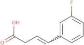 4-(3-Fluorophenyl)but-3-enoic acid