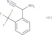 2-Amino-2-[2-(trifluoromethyl)phenyl]acetonitrile hydrochloride
