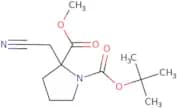 1-tert-Butyl 2-methyl 2-(cyanomethyl)pyrrolidine-1,2-dicarboxylate